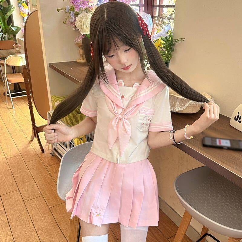 Sweet_Kawaii_JK_Jk_Sailor_Collar_Short_Sleeve_School_Uniform_Women's_Polyester_Skirt_Sets_1046858966211_MISSTT