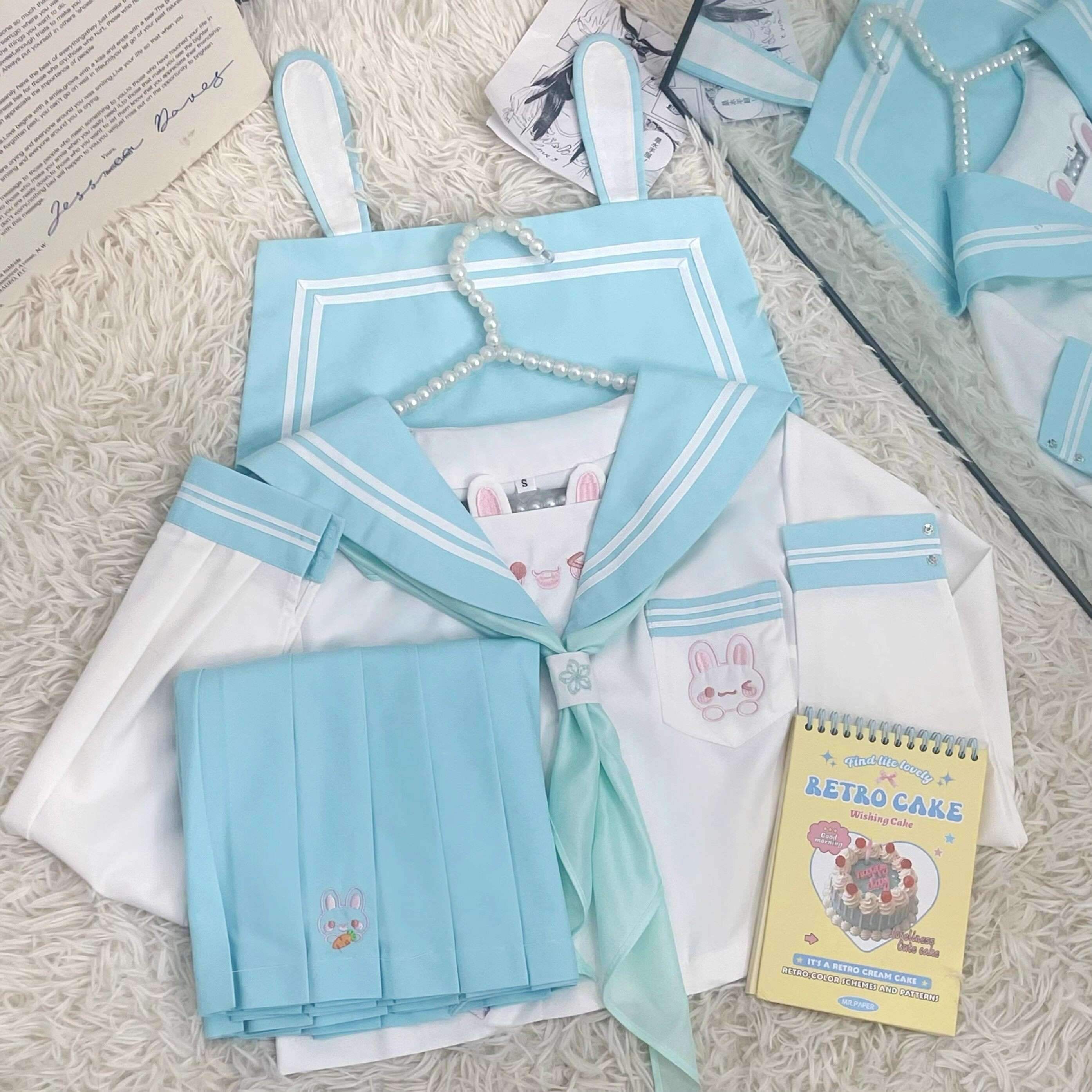 Sweet_Kawaii_JK_Jk_Sailor_Collar_Triangle_Scarf_Short_Sleeve_Short_Skirt_Women's_Skirt_Sets_938025025963_MISSTT