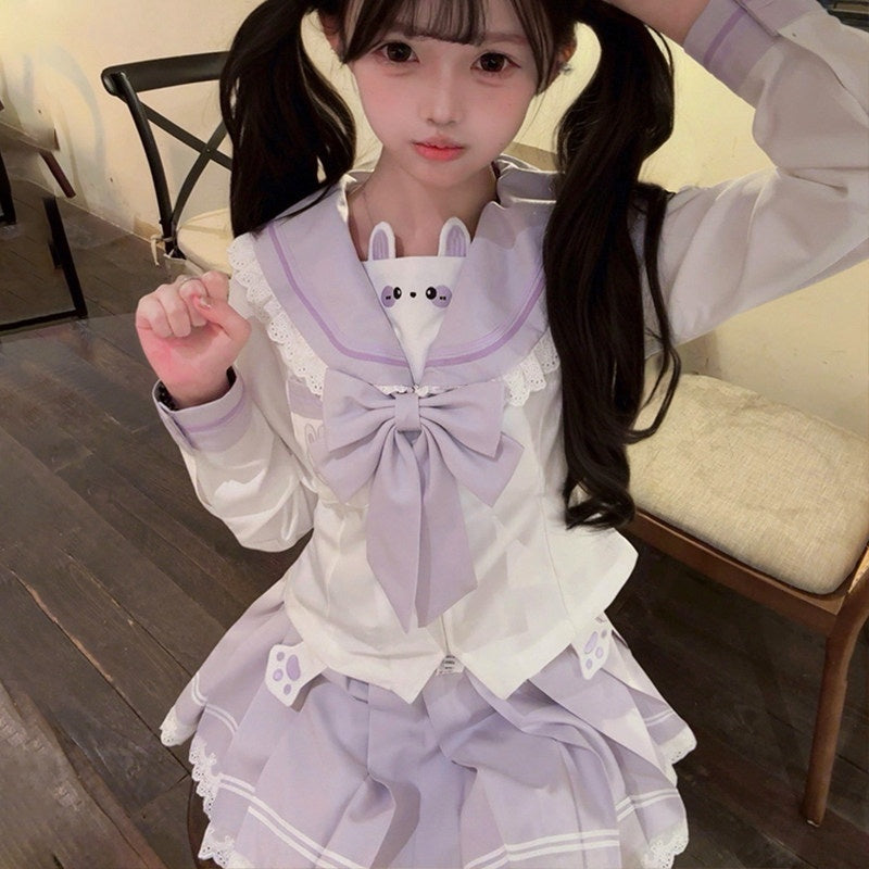 Sweet_Kawaii_JK_Jk_Sailor_Collar_Waist_Cinched_Short_Sleeve_Women's_Polyester_Skirt_Sets_1051689749572_MISSTT