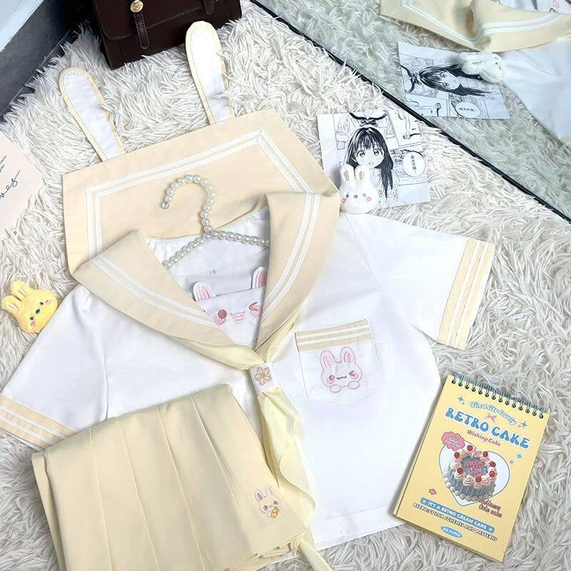 Sweet_Kawaii_JK_Kawaii_Jk_Sailor_Collar_Short_Sleeve_Short_Skirt_Bow_Women's_Skirt_Sets_937023655009_MISSTT