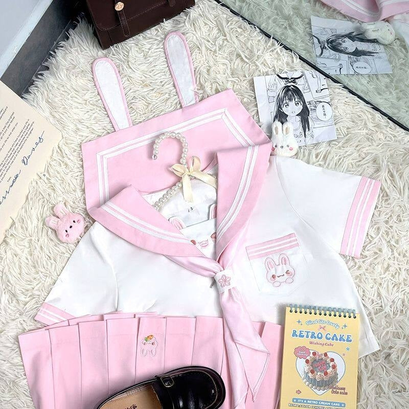 Sweet_Kawaii_JK_Kawaii_Jk_Sailor_Collar_Short_Sleeve_Short_Skirt_Bow_Women's_Skirt_Sets_937023655009_MISSTT