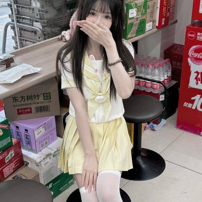 Sweet_Kawaii_JK_Kawaii_Jk_Sailor_Collar_Short_Sleeve_Short_Skirt_Bow_Women's_Skirt_Sets_937023655009_MISSTT