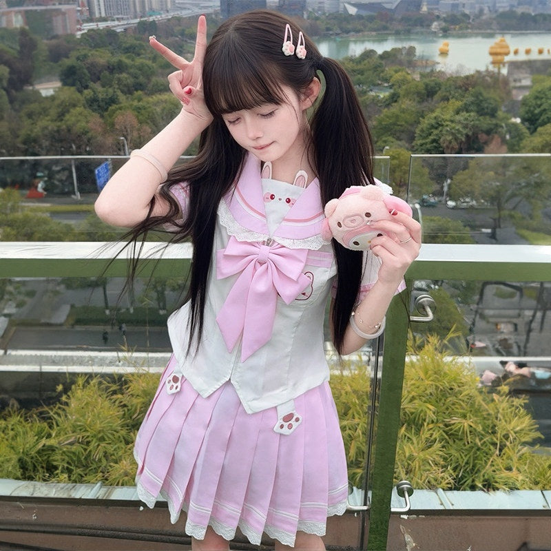 Sweet_Kawaii_JK_Lace_Trim_Sailor_Collar_Jk_Rabbit_Print_Women's_Polyester_Skirt_Sets_1029628020282_MISSTT