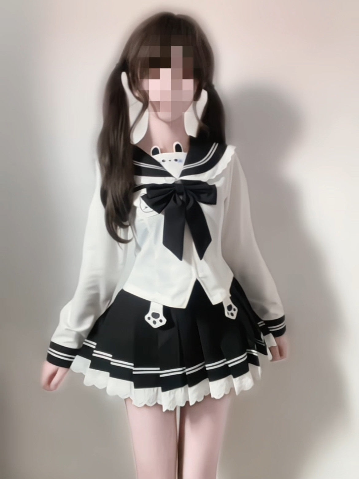 Sweet_Kawaii_JK_Lace_Trim_Sailor_Collar_Jk_Rabbit_Print_Women's_Polyester_Skirt_Sets_1029628020282_MISSTT