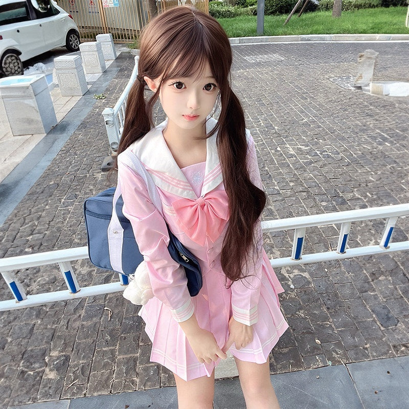 Sweet_Kawaii_JK_Light_Blue_Cinched_Waist_Short_Sleeve_Sailor_Jk_Women's_Polyester_Skirt_Sets_1043173921889_MISSTT