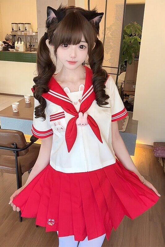 Sweet_Kawaii_JK_Long_Sleeve_Sailor_Collar_Goldfish_Bow_Rabbit_Charm_Jk_Women's_Skirt_Sets_1001025462895_MISSTT