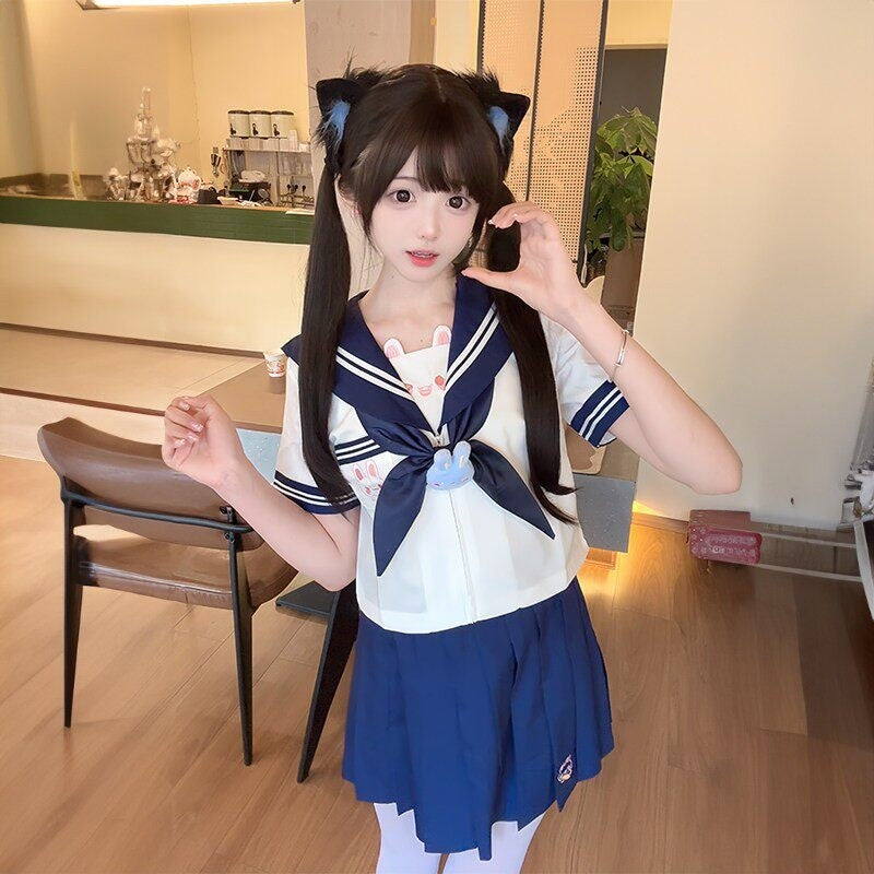 Sweet_Kawaii_JK_Long_Sleeve_Sailor_Collar_Goldfish_Bow_Rabbit_Charm_Jk_Women's_Skirt_Sets_1001025462895_MISSTT