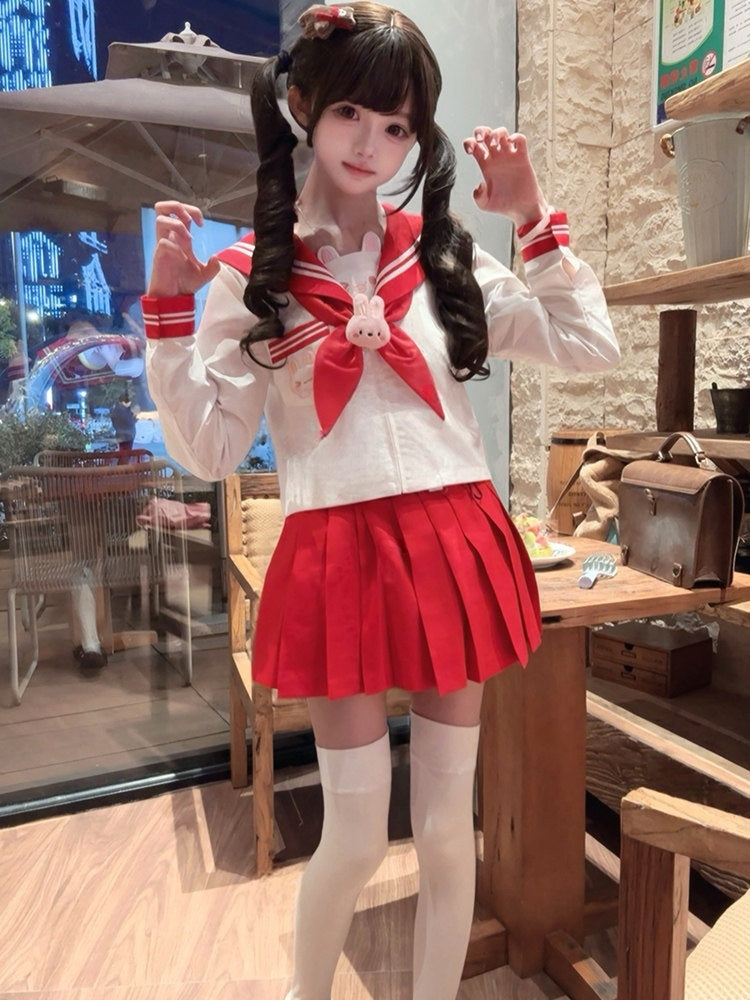 Sweet_Kawaii_JK_Long_Sleeve_Sailor_Collar_Goldfish_Bow_Rabbit_Charm_Jk_Women's_Skirt_Sets_1001025462895_MISSTT
