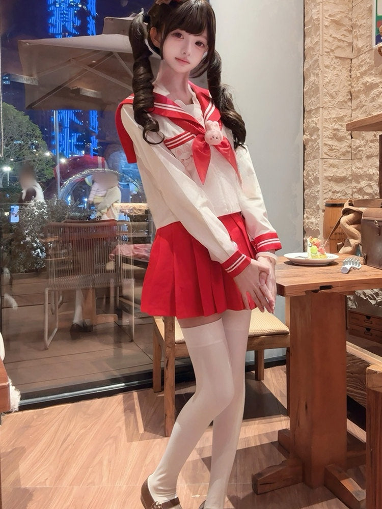 Sweet_Kawaii_JK_Long_Sleeve_Sailor_Collar_Goldfish_Bow_Rabbit_Charm_Jk_Women's_Skirt_Sets_1001025462895_MISSTT
