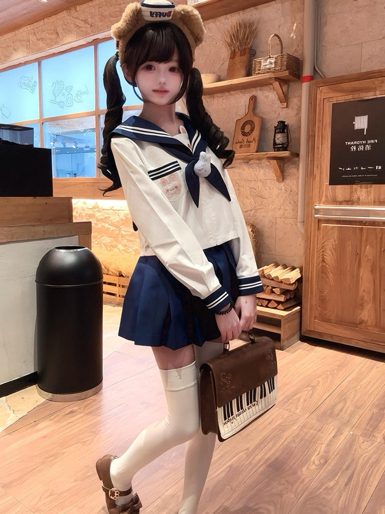 Sweet_Kawaii_JK_Long_Sleeve_Sailor_Collar_Goldfish_Bow_Rabbit_Charm_Jk_Women's_Skirt_Sets_1001025462895_MISSTT