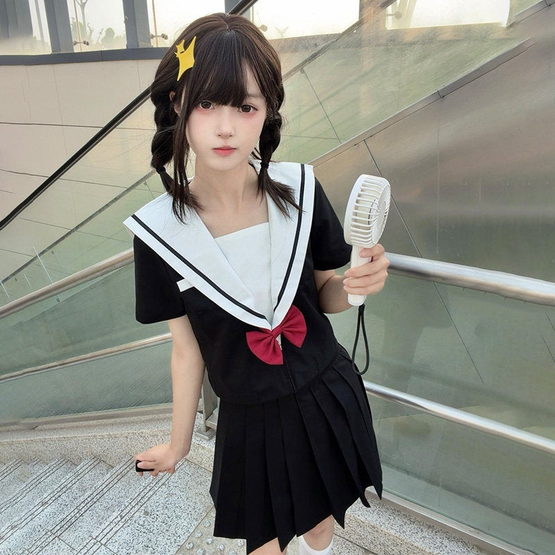 Sweet_Kawaii_JK_Navy_Sailor_Collar_Short_Sleeve_School_Japanese_Women's_Polyester_Skirt_Sets_1061036144329_MISSTT
