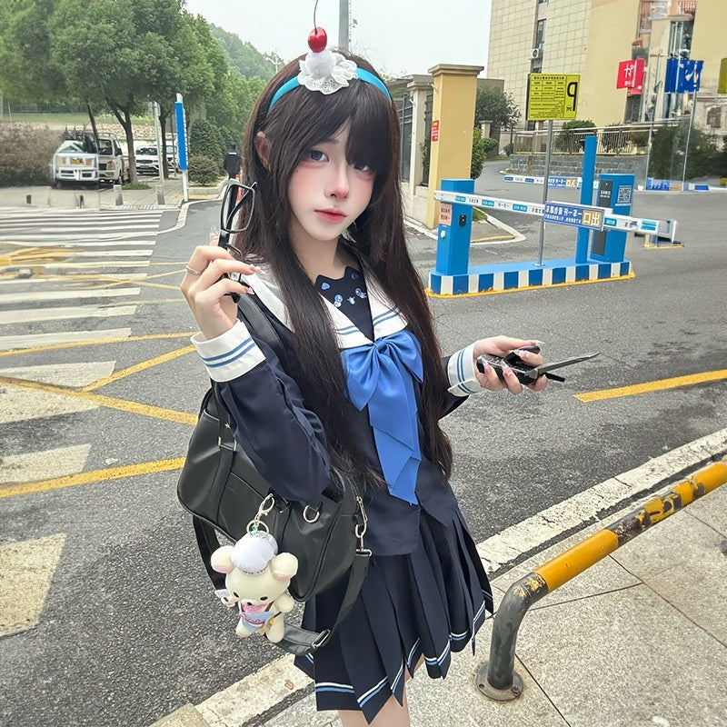 Sweet_Kawaii_JK_Navy_Waist_Cinched_Jk_Sailor_Turn_Down_Collar_Women's_Polyester_Skirt_Sets_981834509087_MISSTT