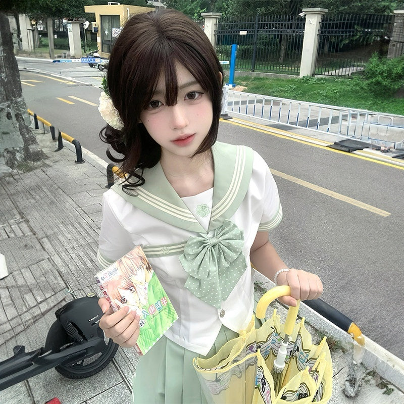 Sweet_Kawaii_JK_Pink_Embroidered_Sailor_Short_Sleeve_Pleated_Collar_Women's_Polyester_Skirt_Sets_962856243239_MISSTT