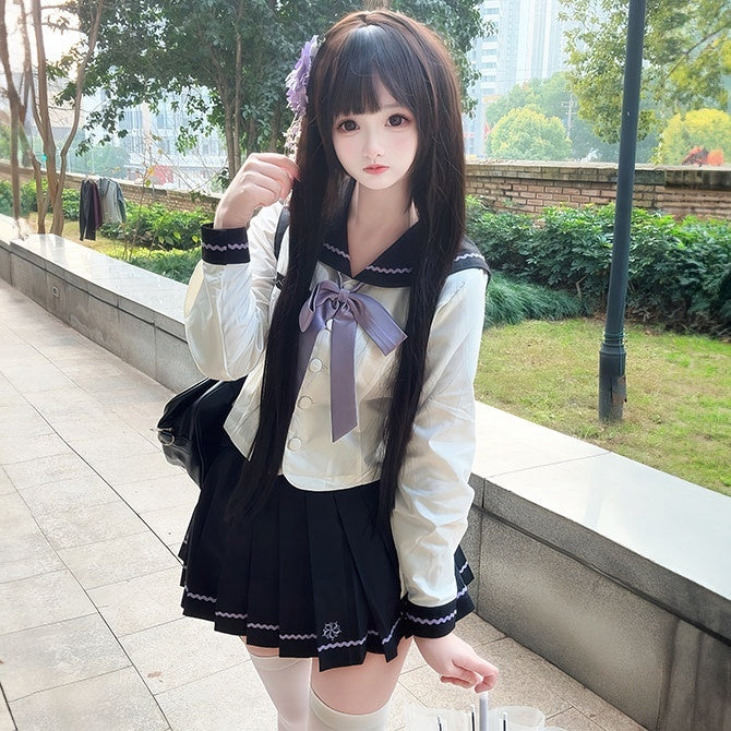 Sweet_Kawaii_JK_Purple_Cherry_Sailor_Cute_Waist_Cinched_Bow_Tie_Women's_Polyester_Skirt_Sets_1022539628165_MISSTT
