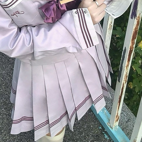 Sweet_Kawaii_JK_Purple_Mist_Lily_Jk_Sailor_Collar_Waist_Cinched_Long_Sleeve_Women's_Skirt_Sets_973868744693_MISSTT