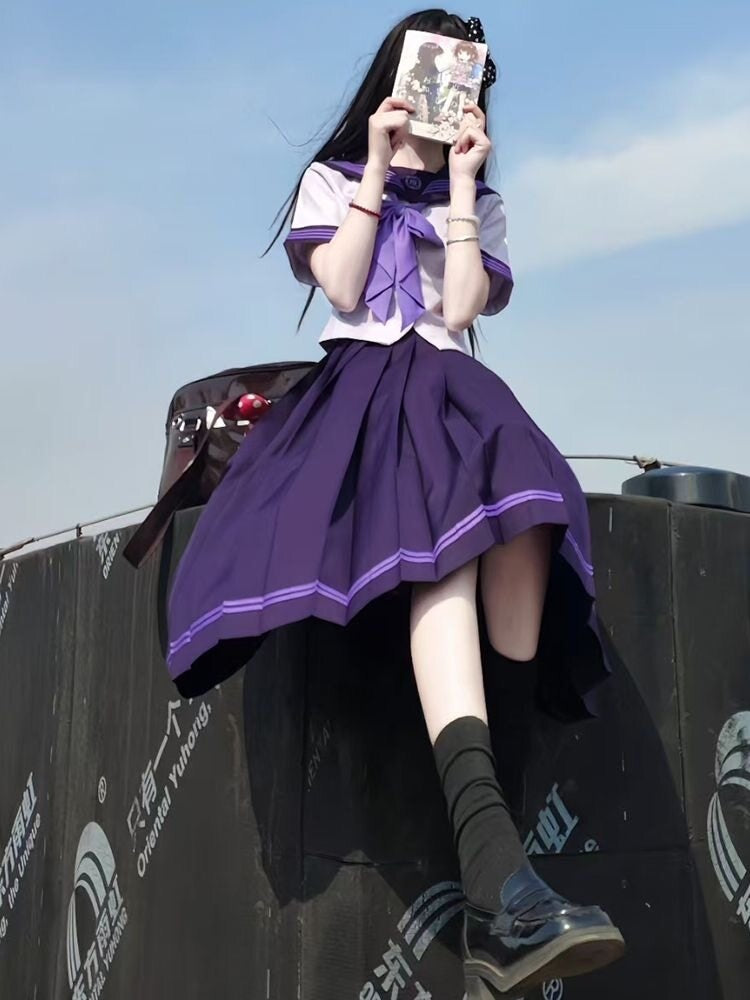 Sweet_Kawaii_JK_Purple_Sailor_Collar_Short_Sleeve_Women's_Polyester_Skirt_Sets_940656044498_MISSTT