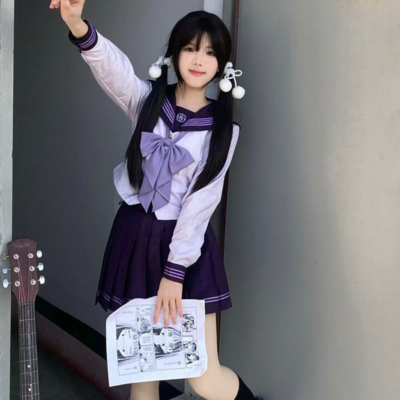 Sweet_Kawaii_JK_Purple_Sailor_Collar_Short_Sleeve_Women's_Polyester_Skirt_Sets_940656044498_MISSTT