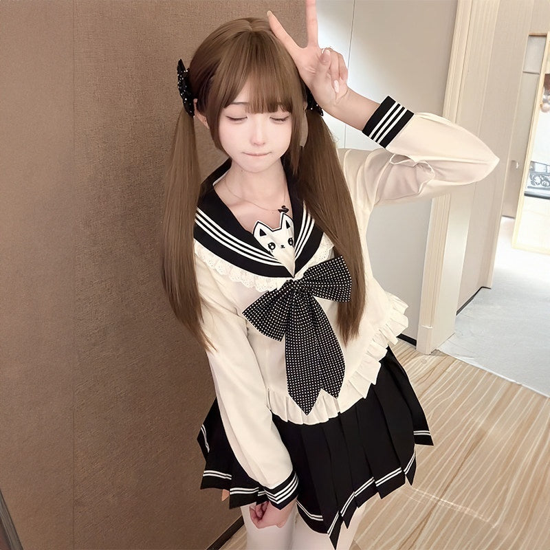 Sweet_Kawaii_JK_Sailor_Collar_Cinched_Waist_Short_Japanese_Women's_Polyester_Skirt_Sets_1032241451064_MISSTT