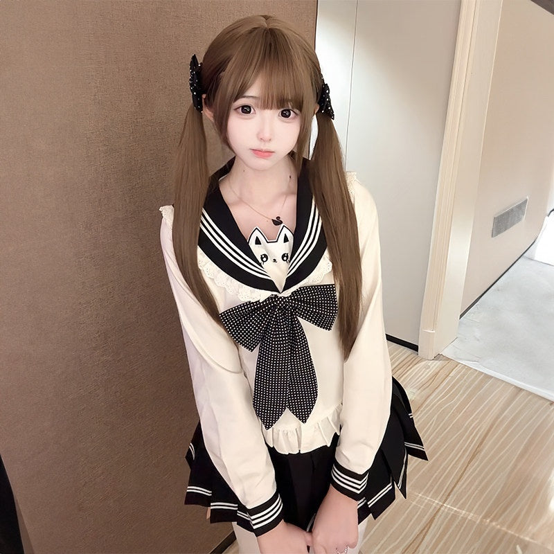Sweet_Kawaii_JK_Sailor_Collar_Cinched_Waist_Short_Japanese_Women's_Polyester_Skirt_Sets_1032241451064_MISSTT