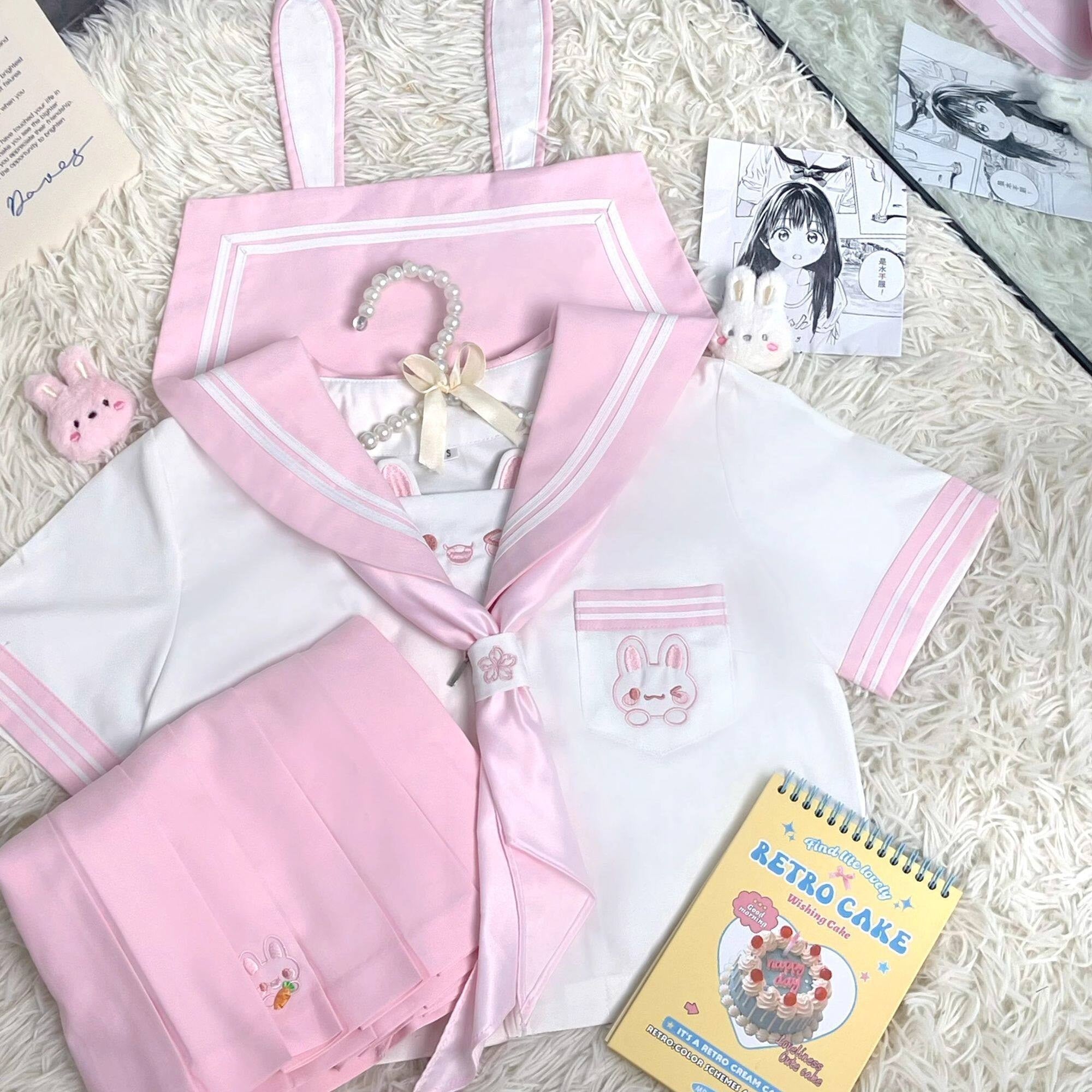 Sweet_Kawaii_JK_Sweet_Cute_Japanese_Sailor_Collar_Bow_Short_Sleeve_Women's_Skirt_Sets_955559790296_MISSTT