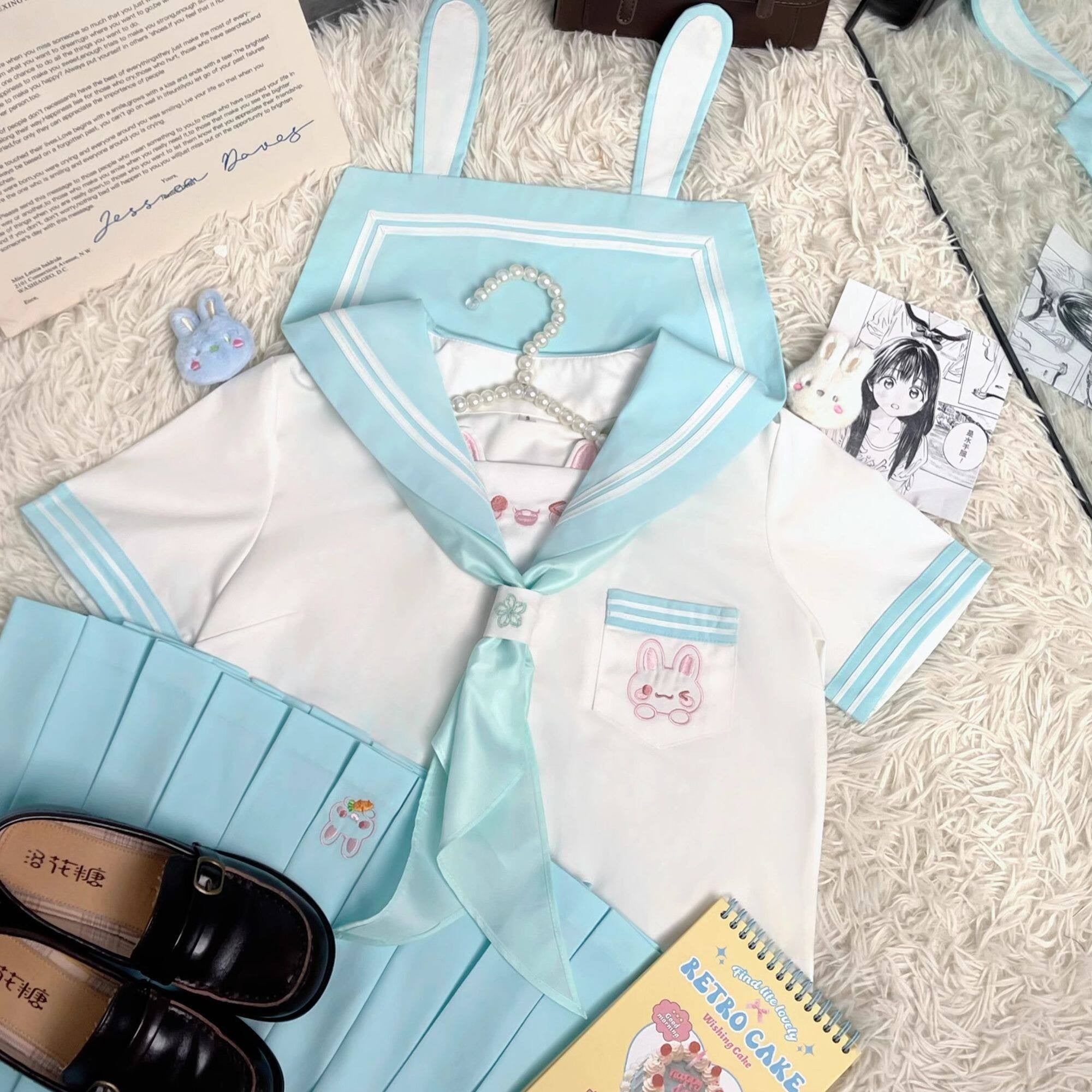 Sweet_Kawaii_JK_Sweet_Cute_Japanese_Sailor_Collar_Bow_Short_Sleeve_Women's_Skirt_Sets_955559790296_MISSTT