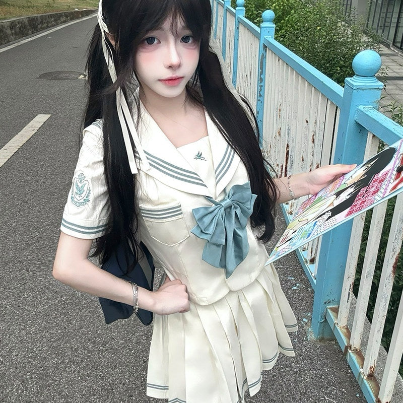 Sweet_Kawaii_JK_White_Sailor_Collar_Long_Sleeve_Waist_Slimming_Women's_Polyester_Skirt_Sets_977212587639_MISSTT