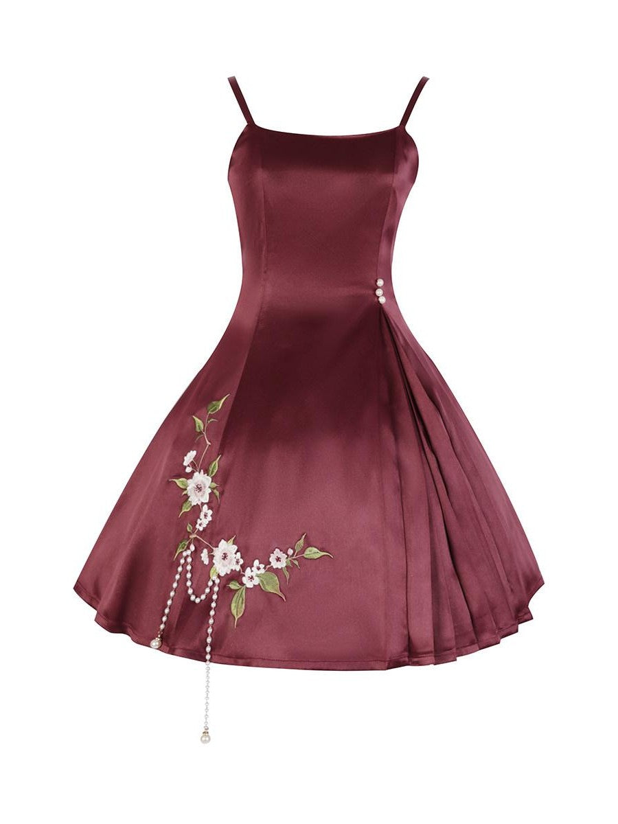 Sweet Promise A Line Han Inspired Lolita Princess Women's Polyester Jsk / Jumper Skirts