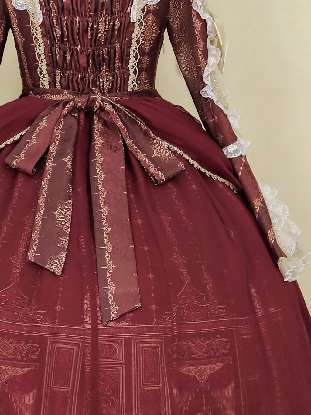 Sweet Promise Baroque Palace Heavy Embroidered Floral Lolita Princess Women's Long Sleeve Op