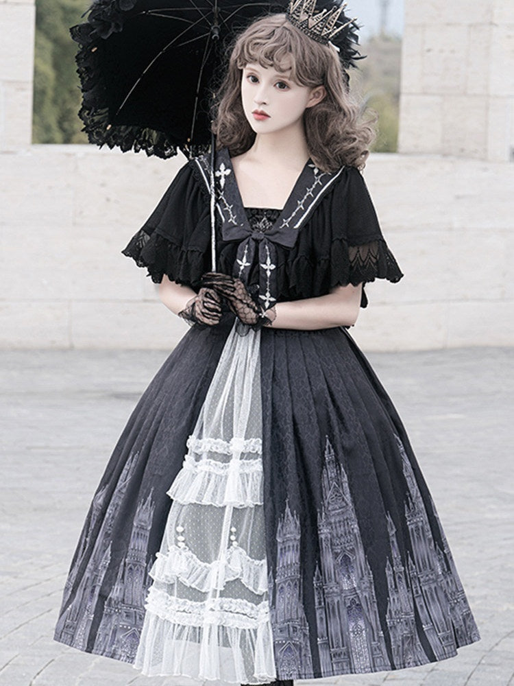 Sweet_Promise_Black_Gothic_Cross_Lolita_V-neck_A_Line_Two_Piece_Women's_Jsk_/_Jumper_Skirts_779290348910_MISSTT