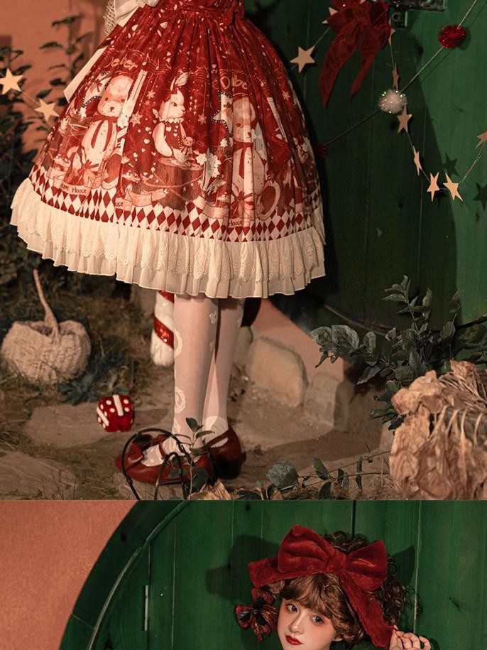 Sweet Promise Cape Lolita Princess Sleeve High Waist Women's Long Sleeve Op