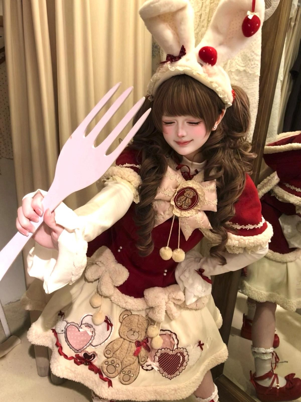 Sweet Promise Cape Stand Collar Lolita Princess Top Half Skirt Women's Skirt Sets