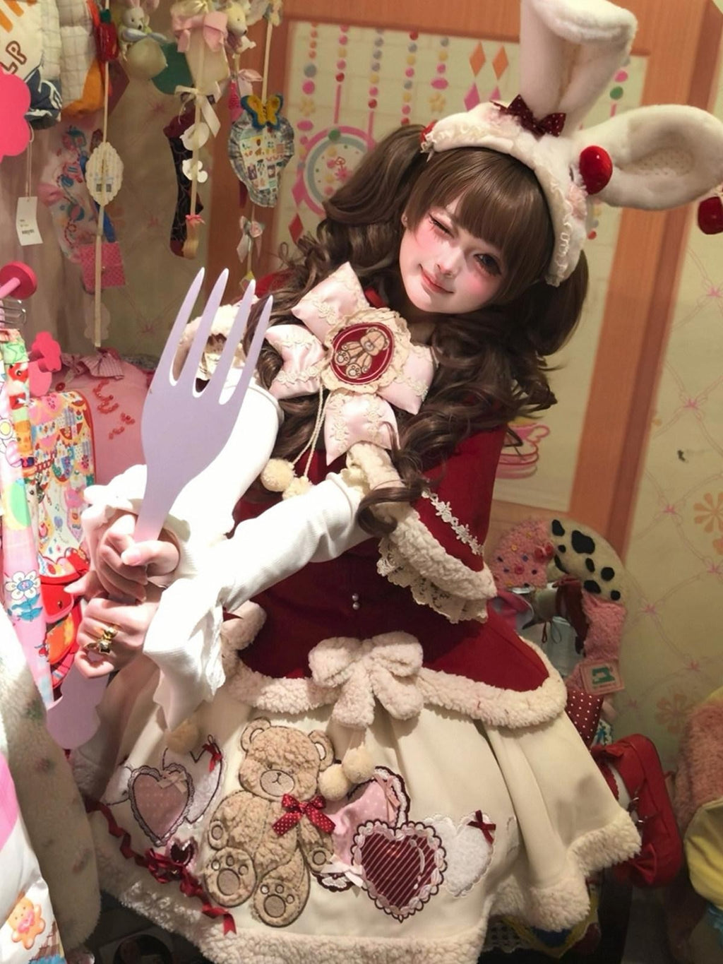 Sweet Promise Cape Stand Collar Lolita Princess Top Half Skirt Women's Skirt Sets