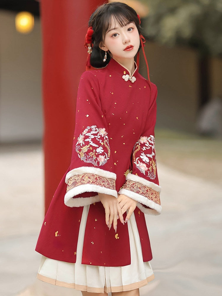 Sweet_Promise_Chinese_Han_Inspired_Lolita_Pleated_Princess_3_Piece_Women's_Polyester_Jsk_Sets_749820073540_MISSTT