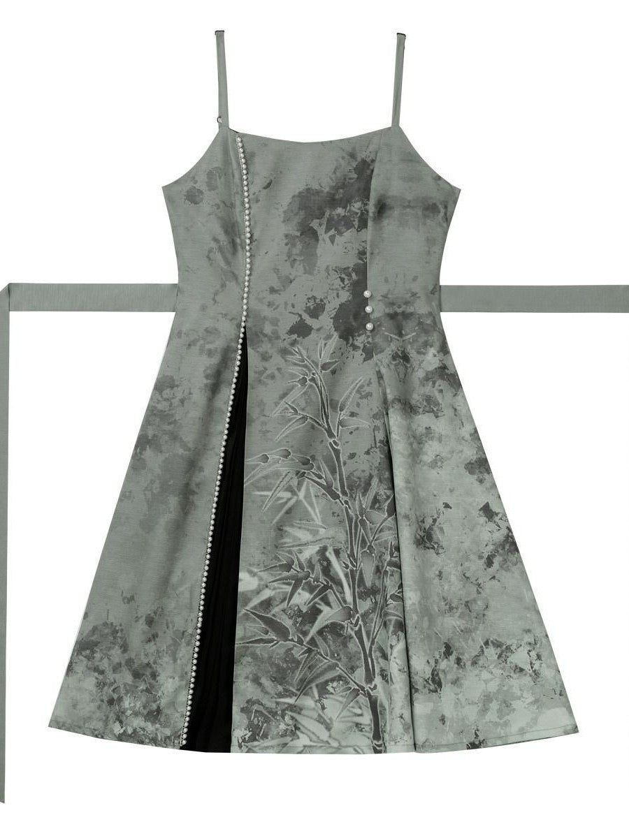 Sweet Promise Chinese Hanfu Lolita A Line High Waist Stand Collar Women's Jsk Sets