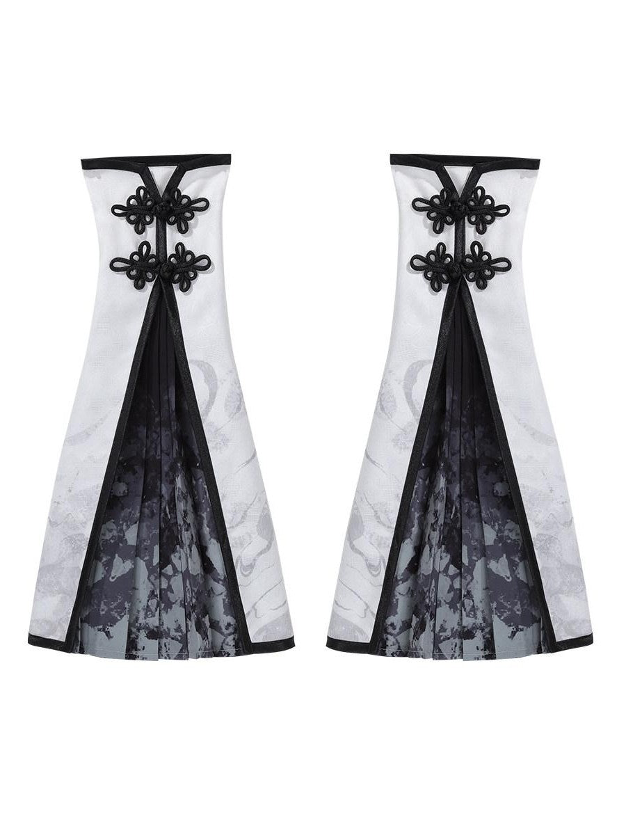 Sweet Promise Chinese Lolita Sorceress A Line Stand Collar Four Piece Women's Skirt Sets
