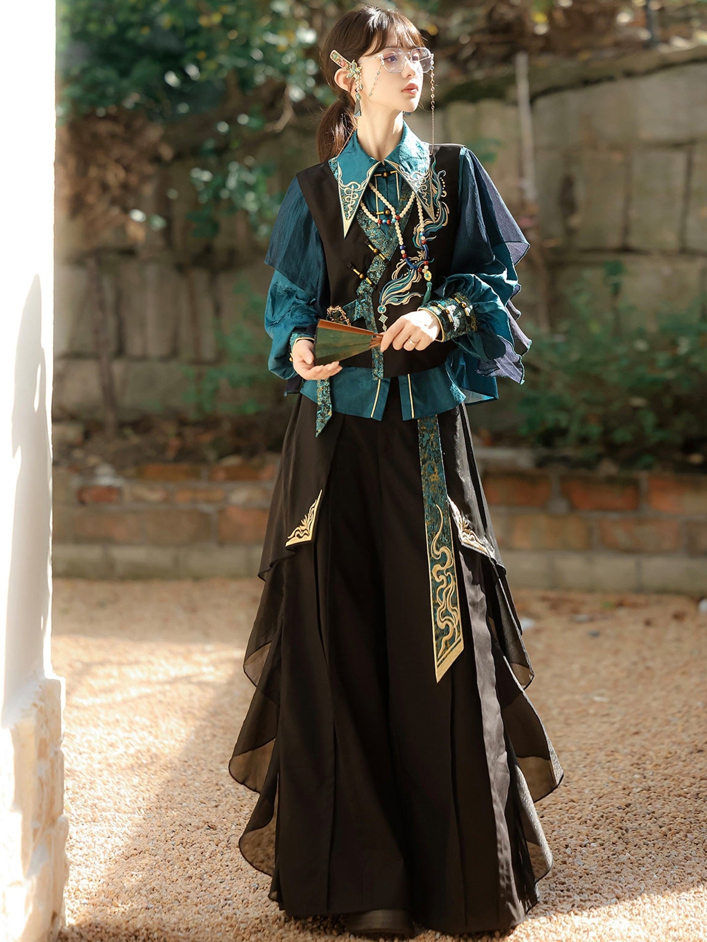 Sweet_Promise_Dark_Gothic_Lolita_Chinese_Style_Women's_Four_Piece_Full_Coordination_Sets_980541984676_MISSTT