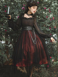 Sweet_Promise_Dark_Gothic_Lolita_Mesh_High_Waist_A_Line_Women's_Polyester_Long_Sleeve_Op_720814385875_MISSTT