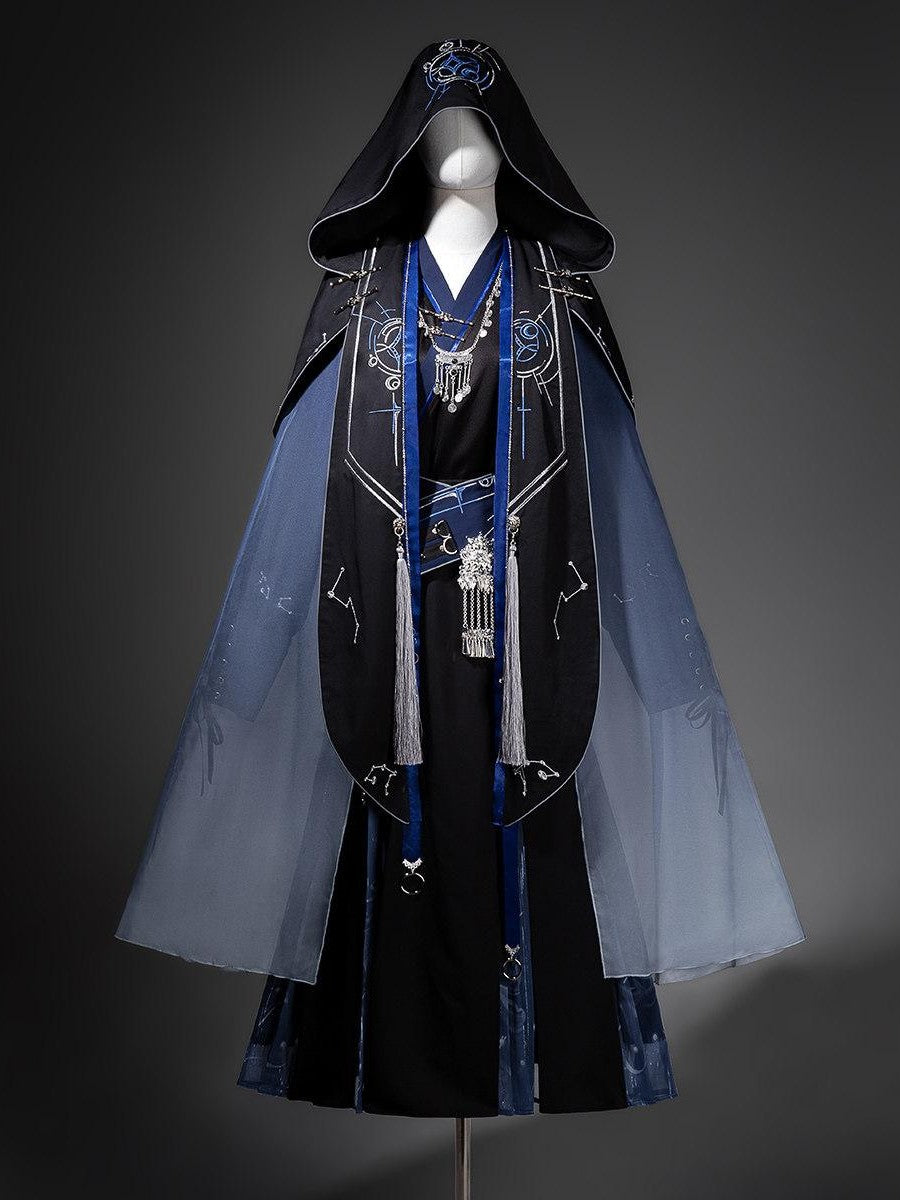 Sweet Promise Dark Lolita Cape Waist Cincher Cosplay Circle Skirt Women's Skirt Sets