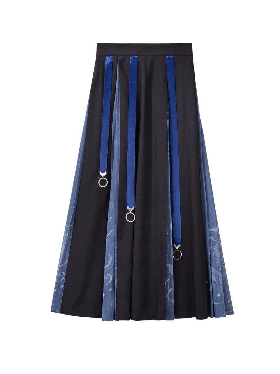 Sweet Promise Dark Lolita Cape Waist Cincher Cosplay Circle Skirt Women's Skirt Sets