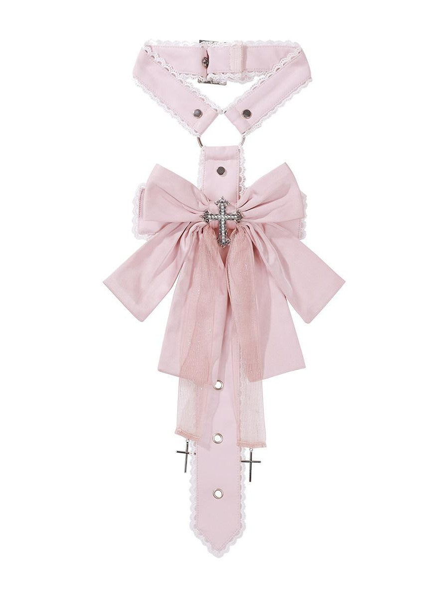 Sweet Promise Dreamy Butterfly Ballet Bow Lolita Women's Strap Princess Jsk / Jumper Skirts