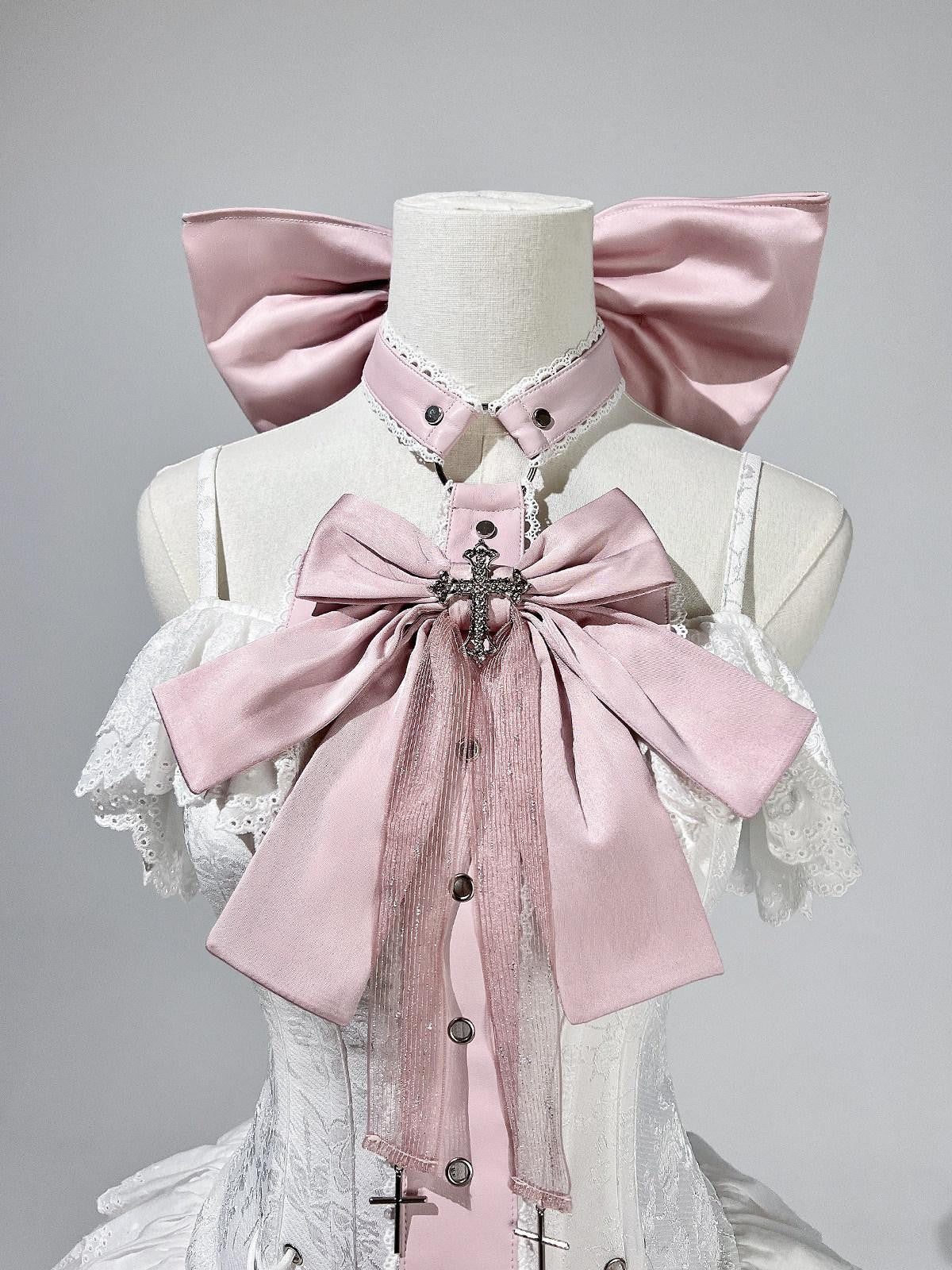 Sweet Promise Dreamy Butterfly Ballet Bow Lolita Women's Strap Princess Jsk / Jumper Skirts