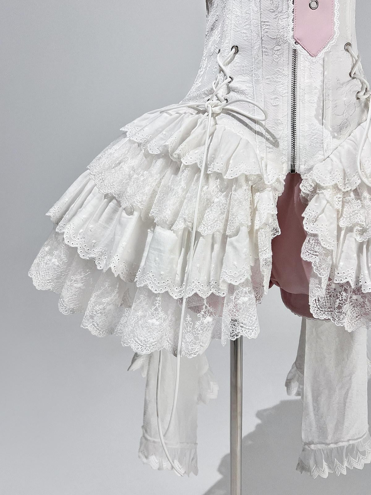 Sweet Promise Dreamy Butterfly Ballet Bow Lolita Women's Strap Princess Jsk / Jumper Skirts