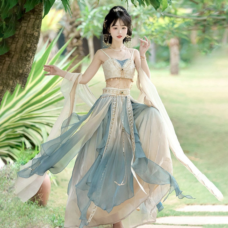 Sweet_Promise_Dunhuang_Flying_Apsara_Exotic_Han_Elements_Princess_Women's_Polyester_Skirt_Sets_818000823088_MISSTT