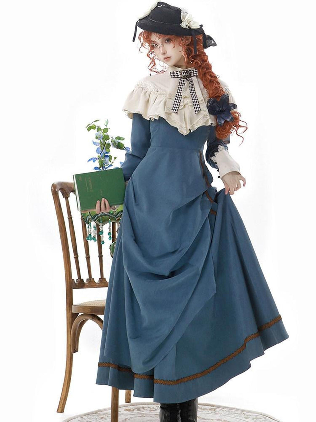 Sweet Promise Editorial Lolita Vintage Indie Sweet Elegant Women's Long Sleeve Op