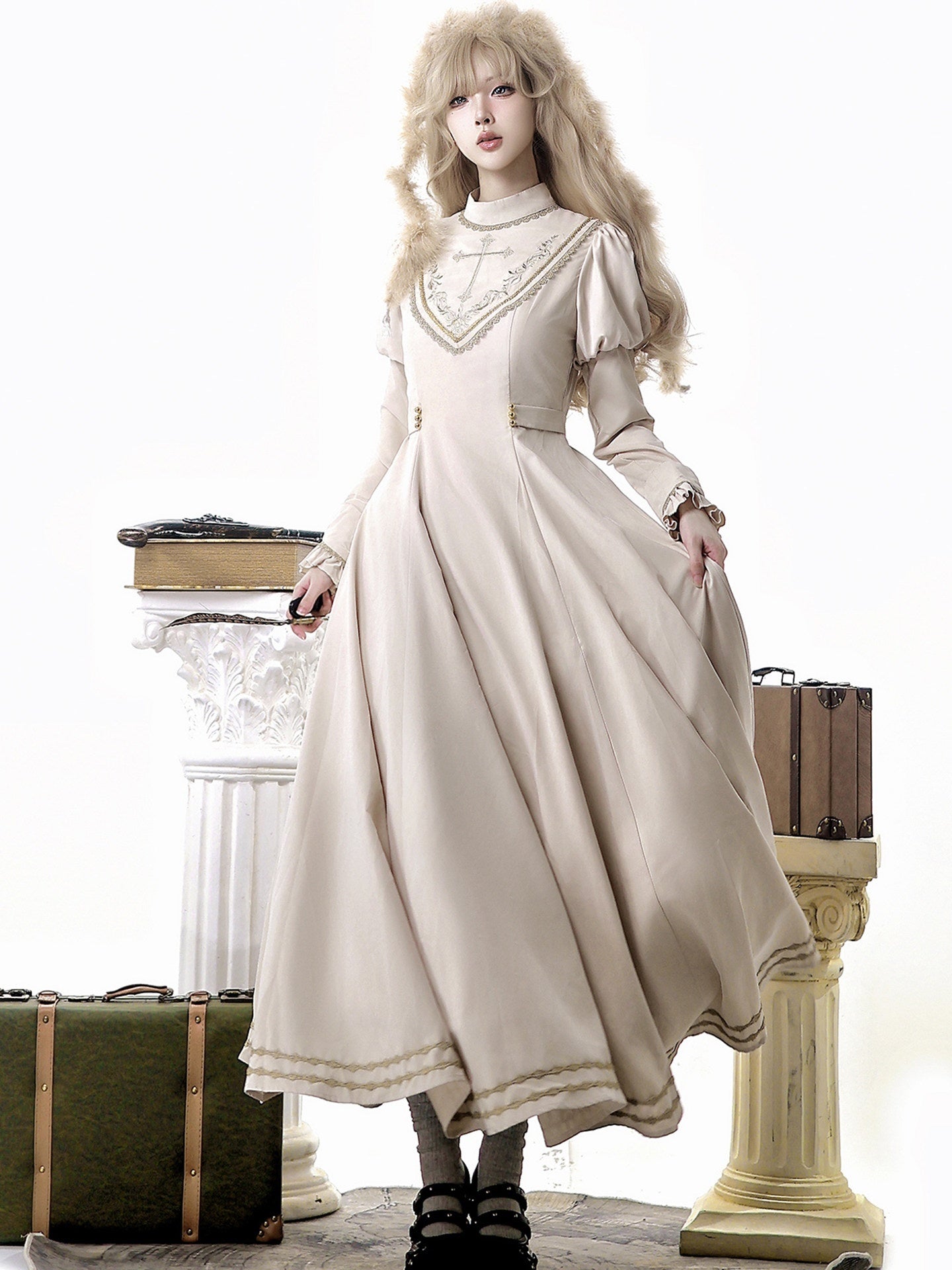Sweet_Promise_Elegant_Lolita_Court_Cape_Dress_Two_Piece_Round_Neck_Pendant_Women's_Op_Sets_991610997960_MISSTT