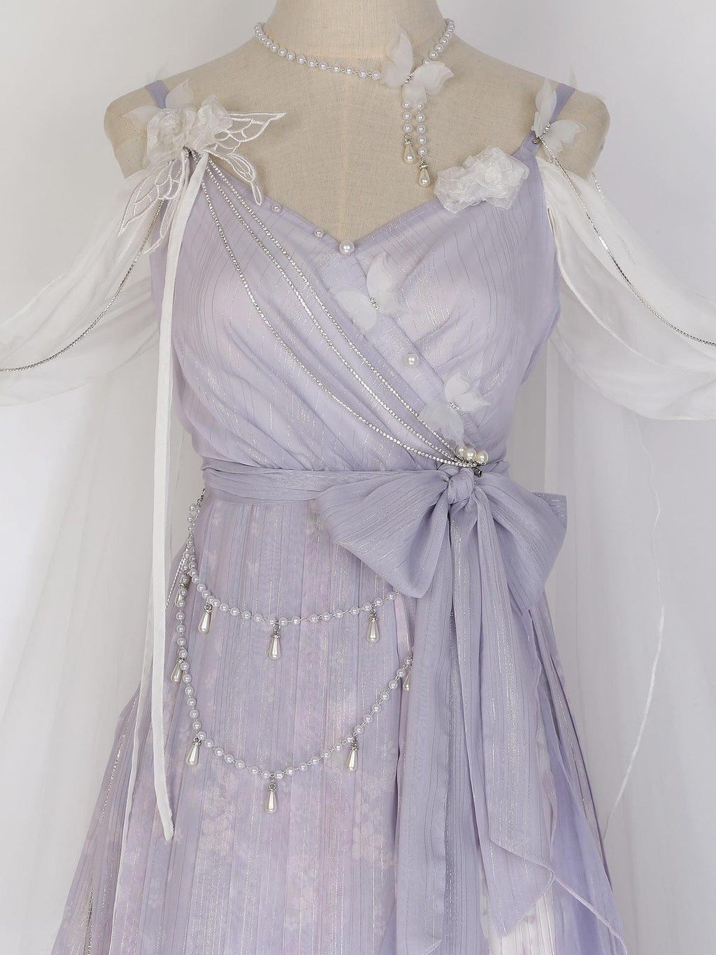 Sweet Promise Ethereal Lolita Han Elements Chinese Style V-neck Women's Jsk / Jumper Skirts