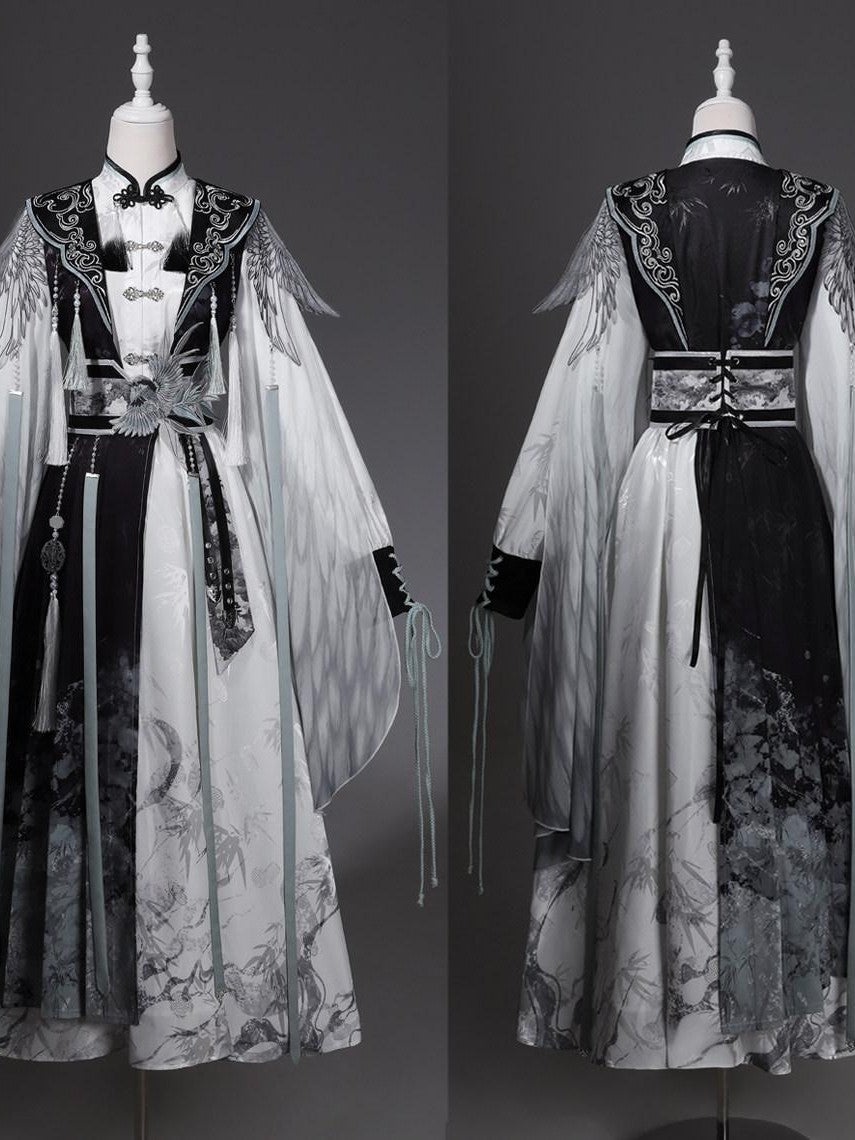 Sweet Promise Ethereal New Chinese Lolita Mage Cosplay Four Piece Women's Skirt Sets