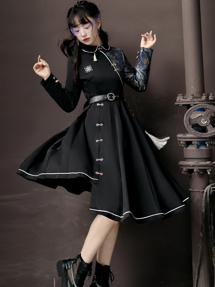 Sweet_Promise_Gothic_Lolita_Han_Scenic_Print_Button_Aline_Women's_Polyester_Short_Sleeve_Op_711357234047_MISSTT