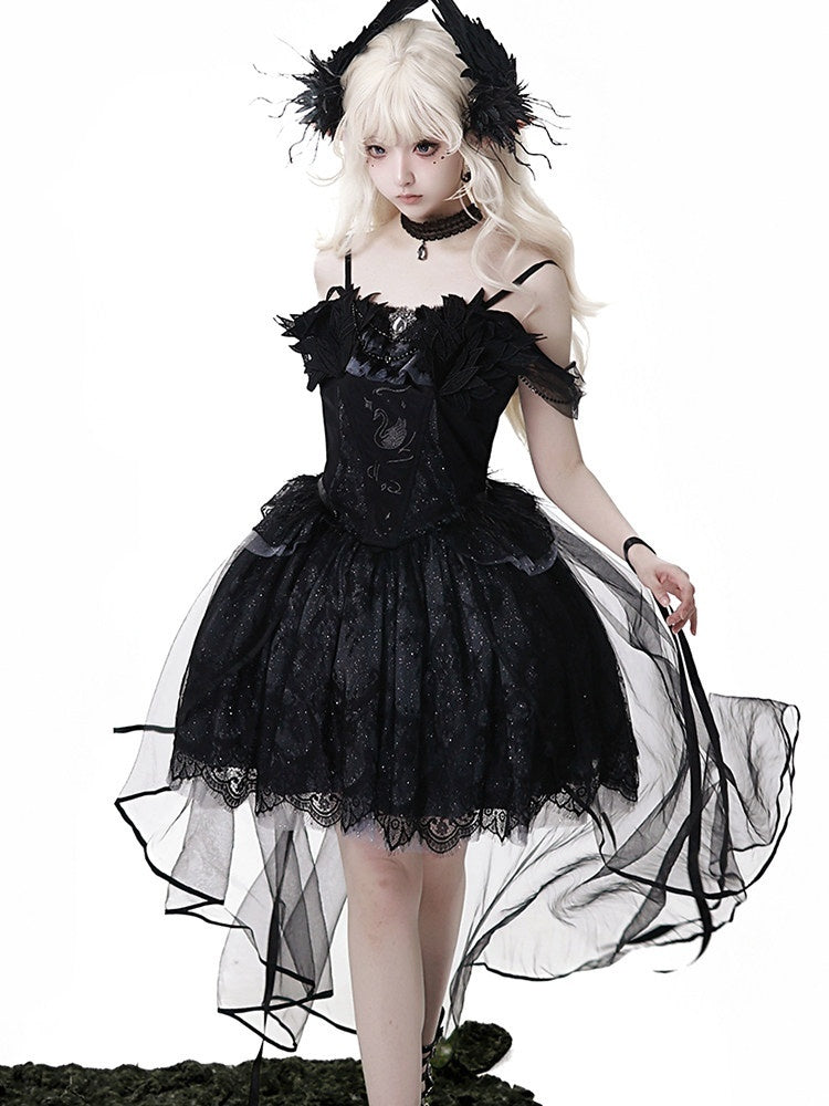 Sweet_Promise_Gothic_Lolita_Square_Neck_Black_Four_Piece_Women's_Jsk_/_Jumper_Skirts_939044184235_MISSTT