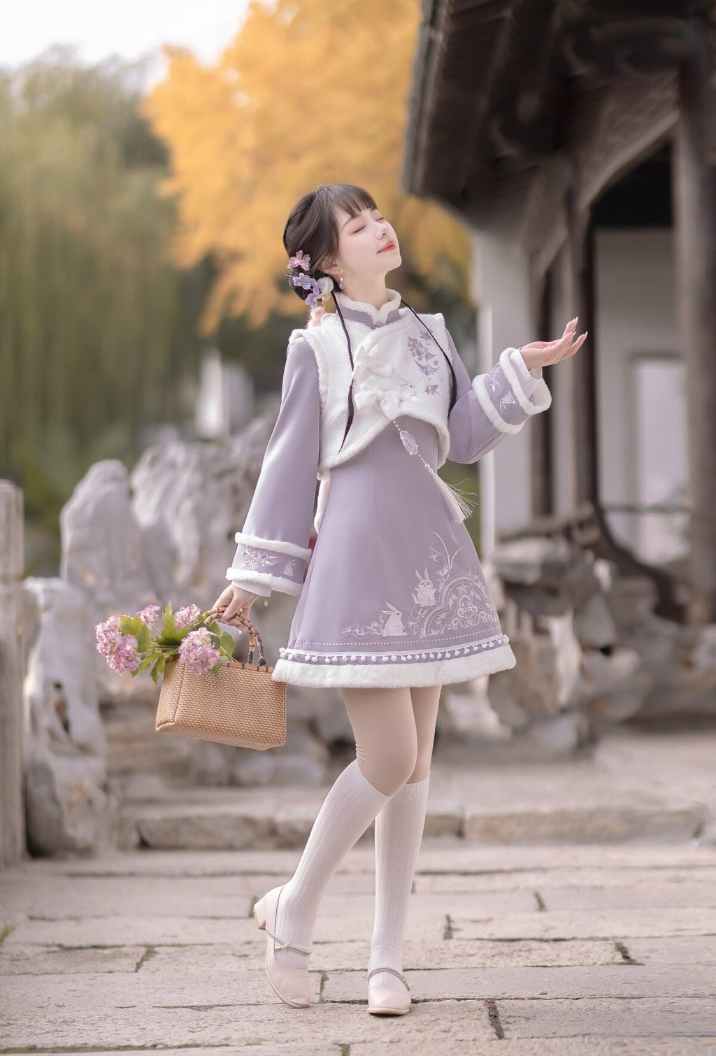 Sweet_Promise_Han_Cheongsam_Lolita_Two_Piece_Women's_Polyester_Full_Coordination_Sets_694764830316_MISSTT